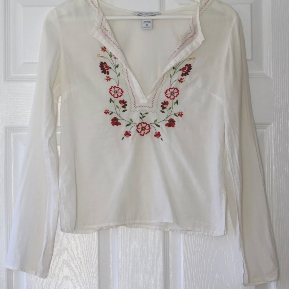 White Embroidered Blouse Bella Swan Alt